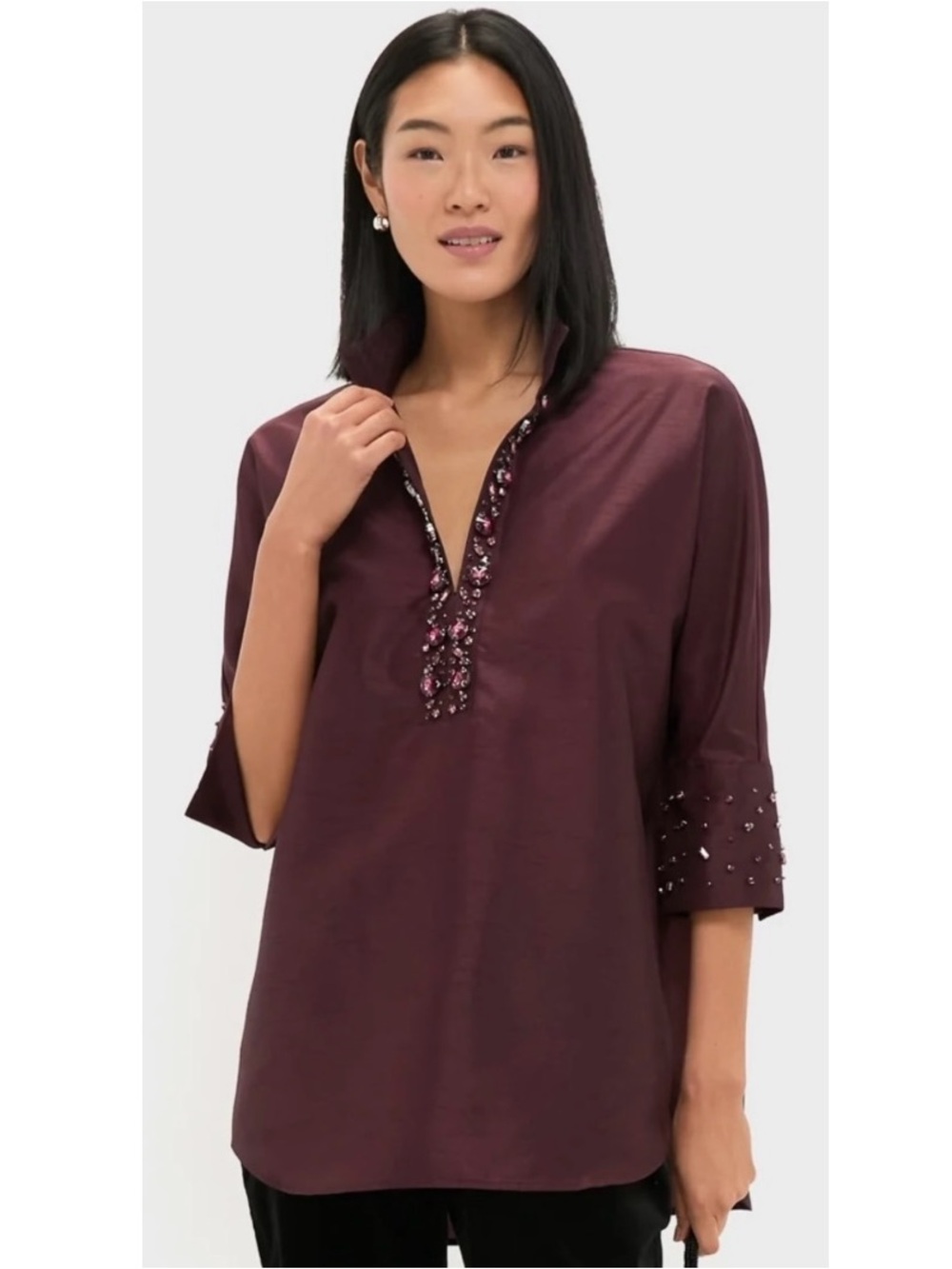 Tuckernuck Winetasting Embellished
Willow Blouse New Medium